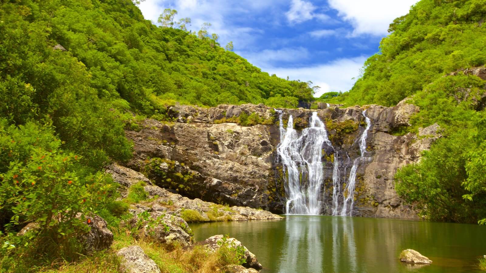 Randonnée: Tamarin falls (7 cascades)
